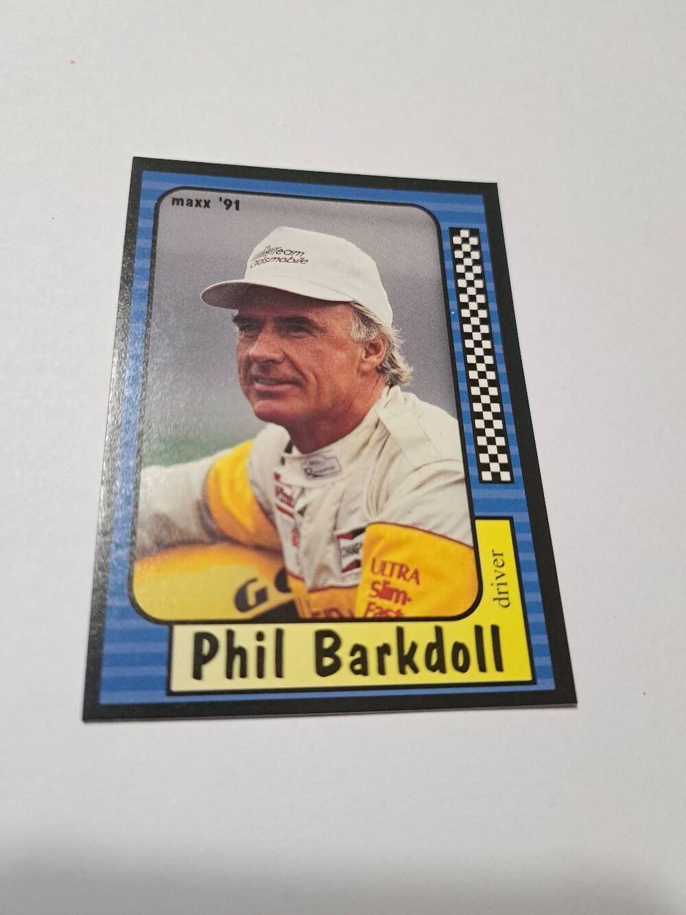 Vintage 1991 Maxx Phil Barkdoll #73 Race Car Nascar Trading Card